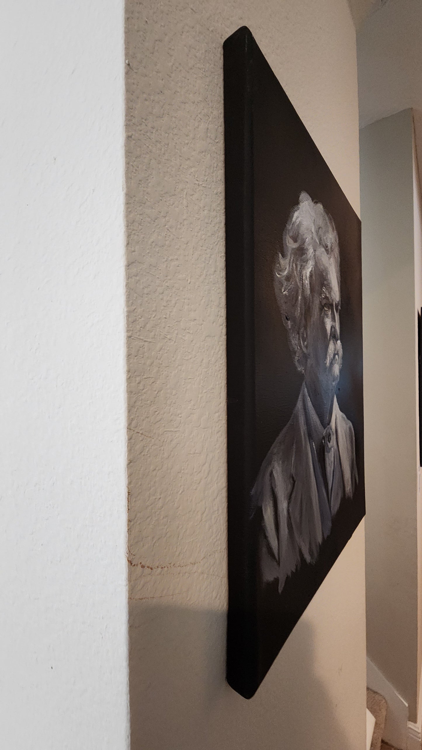 Mark Twain Oil Painting