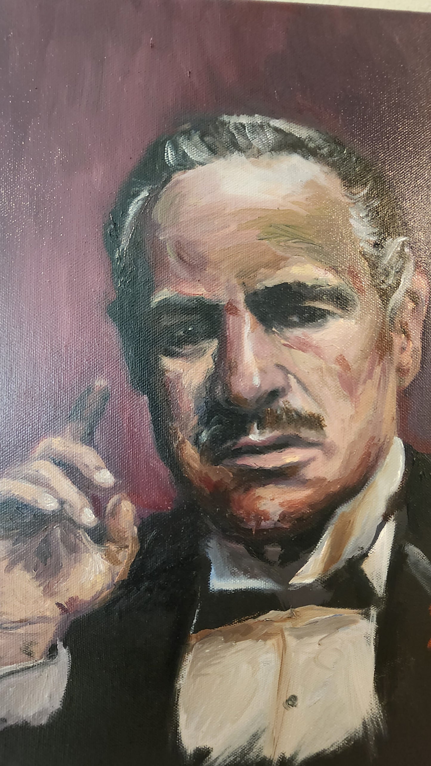 "GodFather" Brando Oil Painting