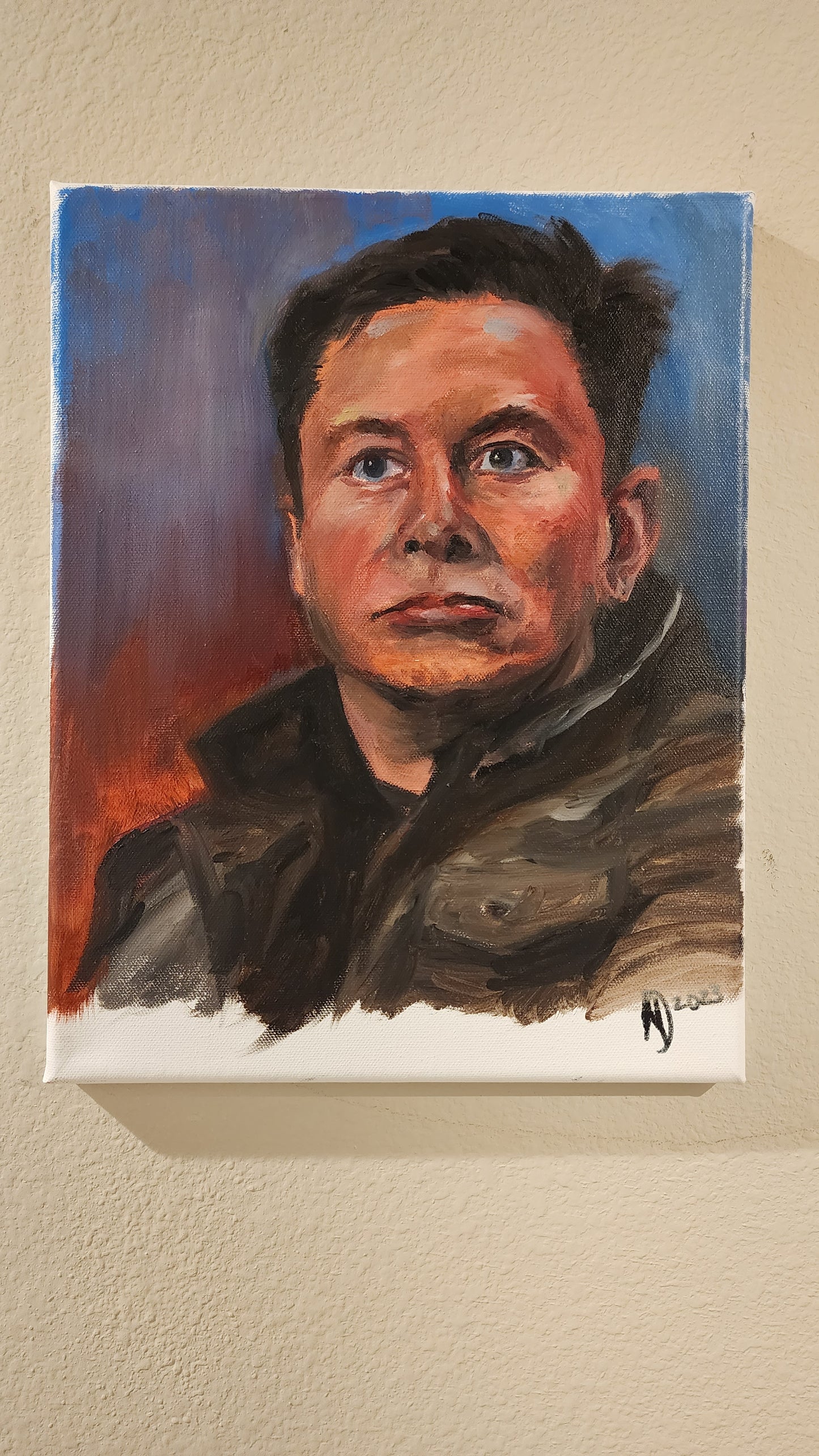 ELON MUSK Oil Painting