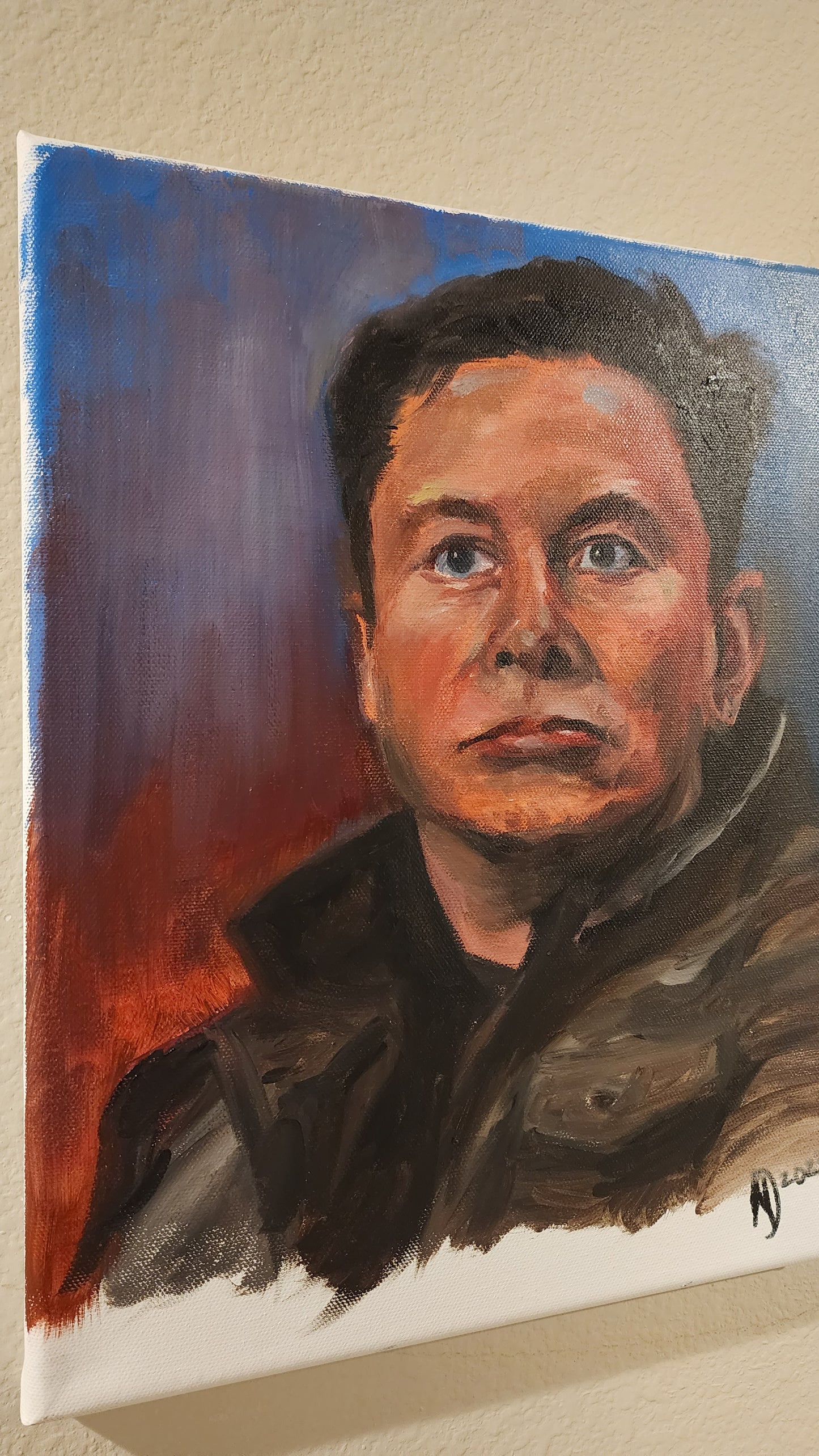 ELON MUSK Oil Painting