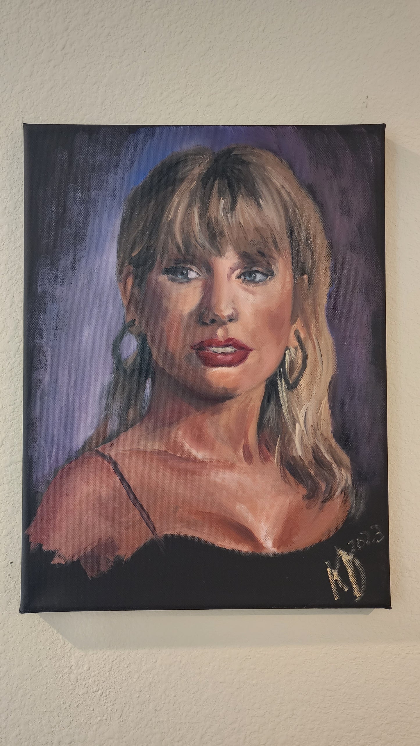 Taylor Swift Oil Painting
