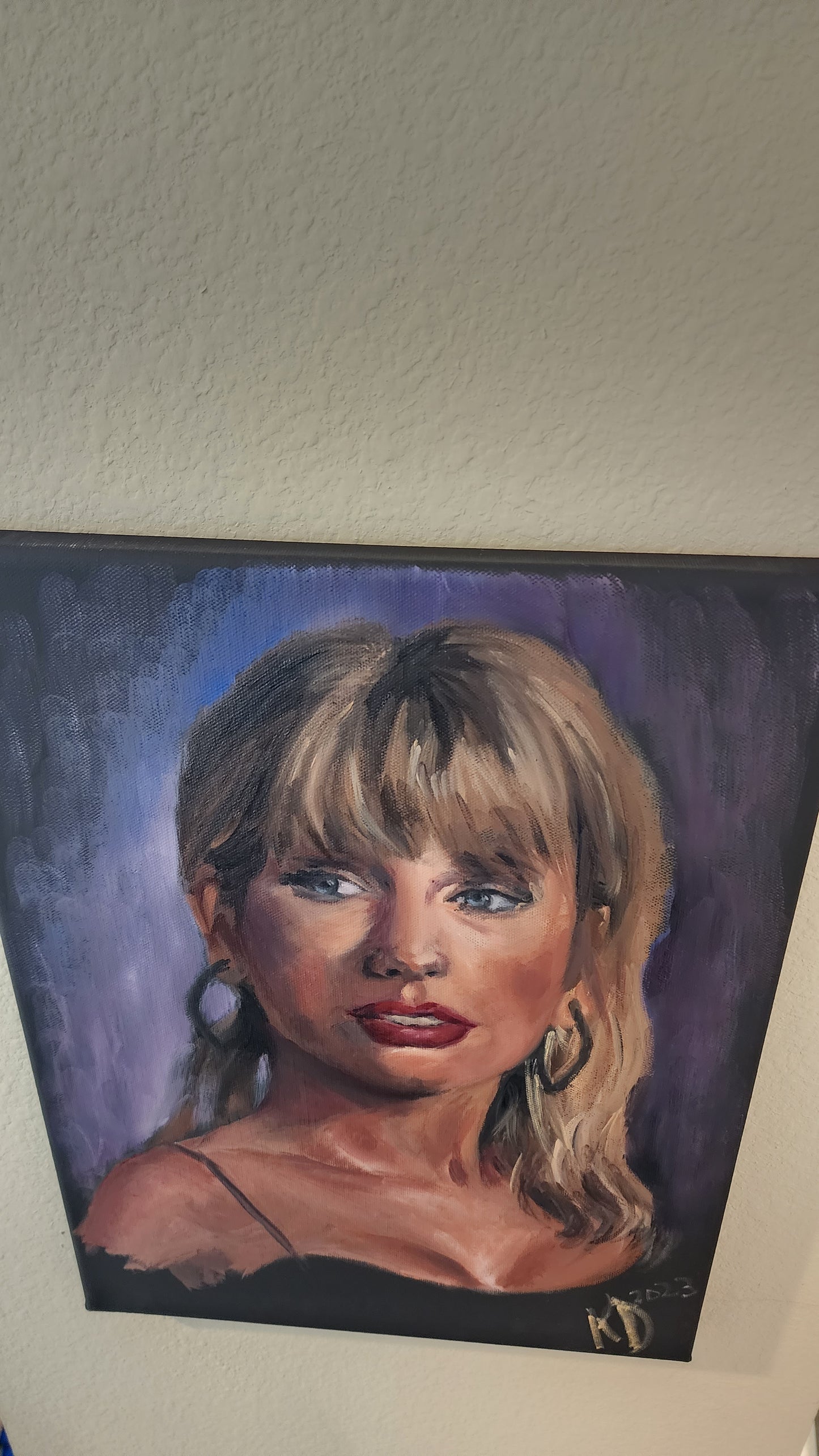 Taylor Swift Oil Painting