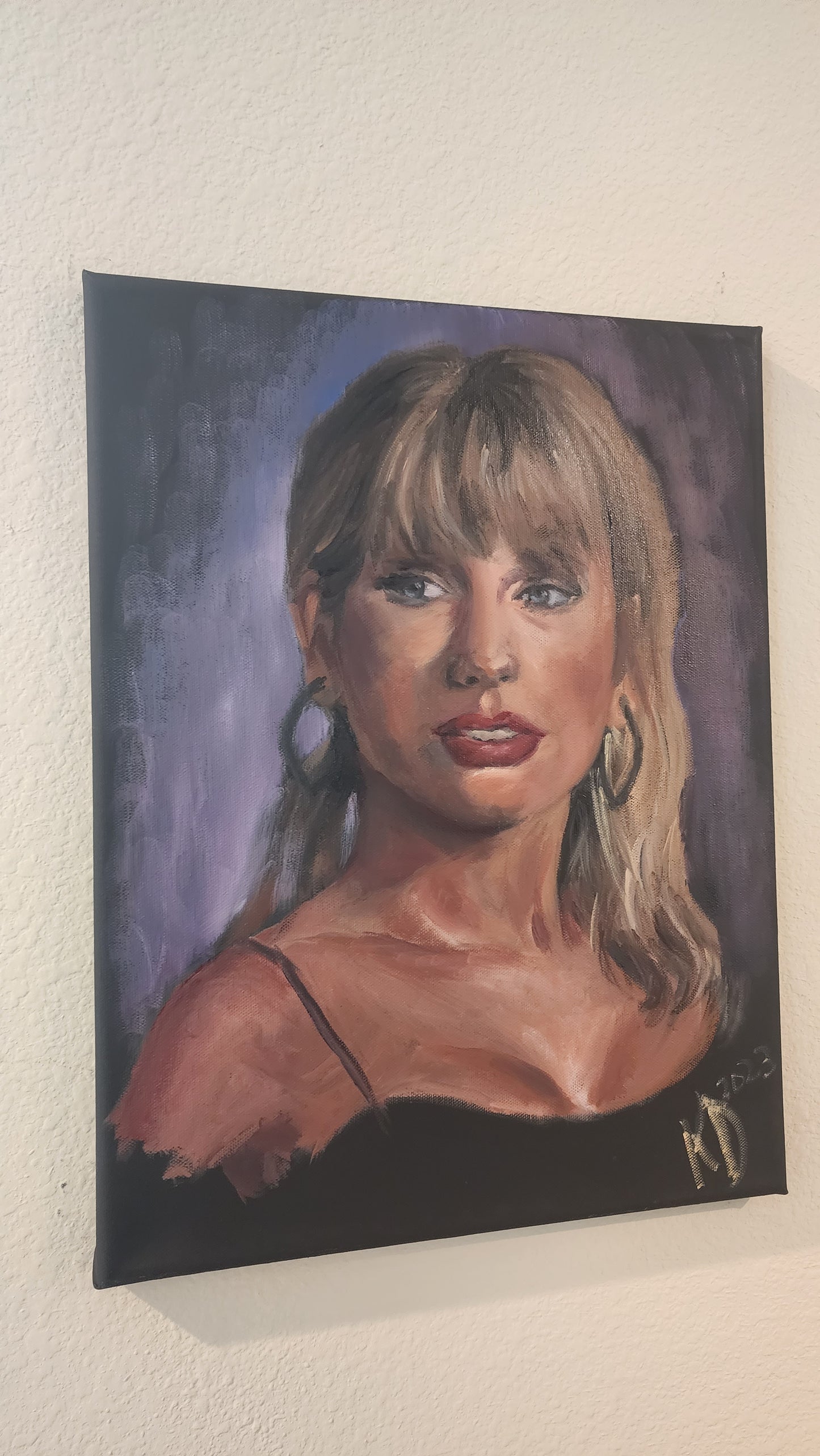 Taylor Swift Oil Painting