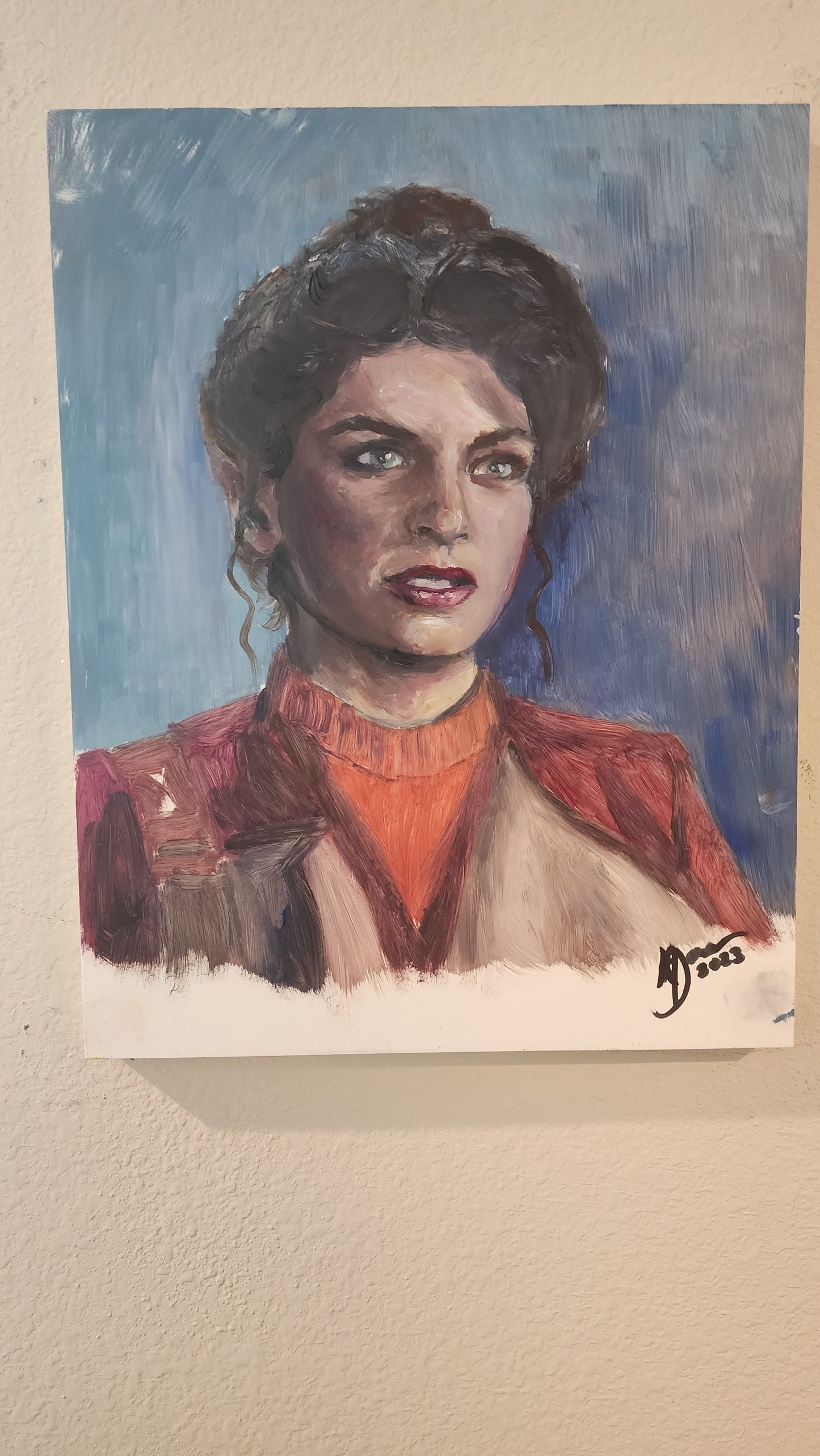 Kirstie Alley "ST2" Painting