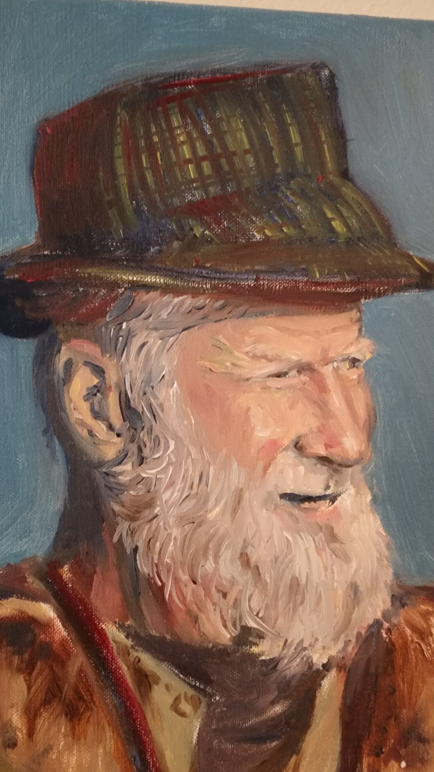 Scottish Hunter Oil Painting