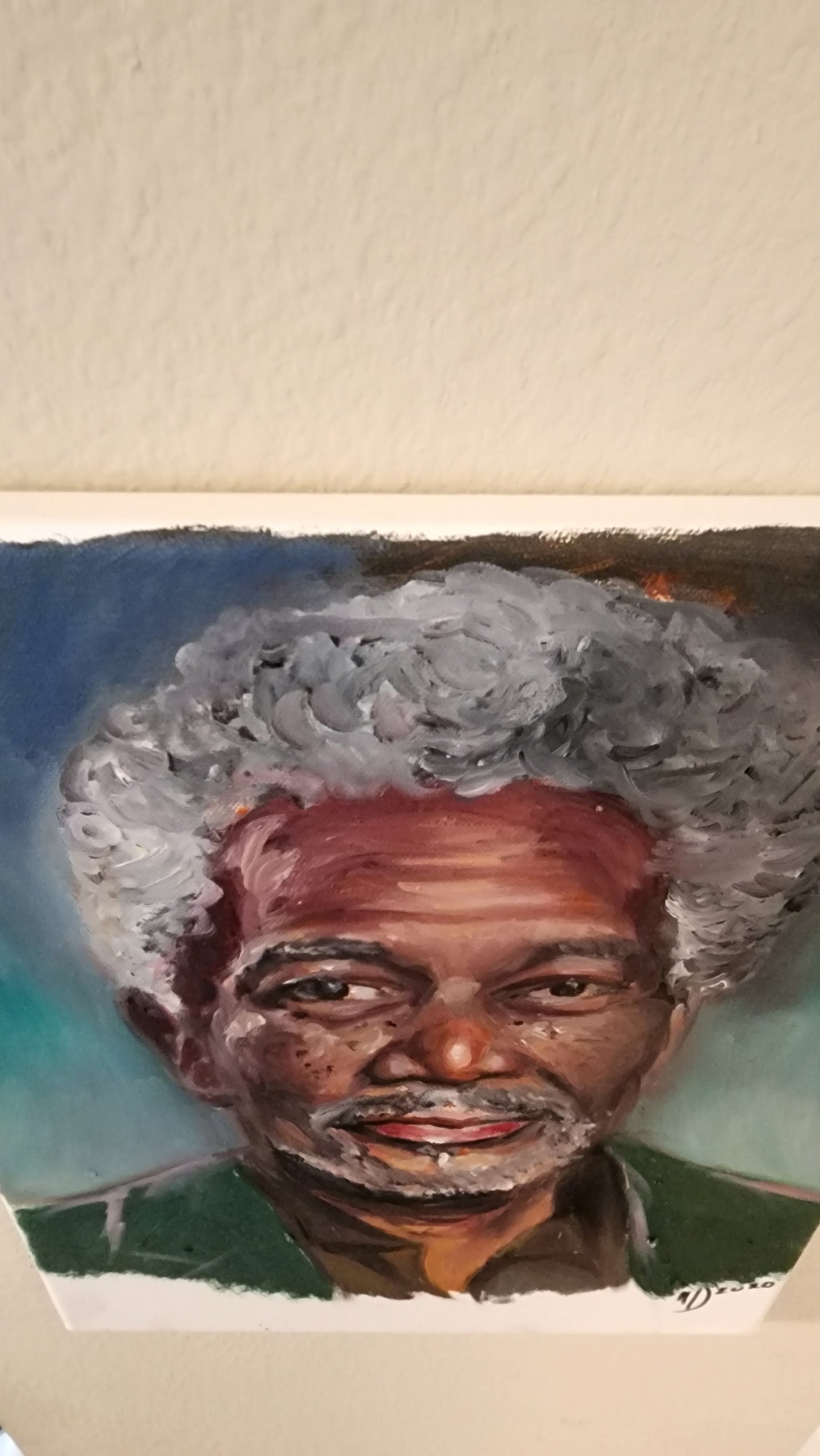 Morgan Freeman Painting