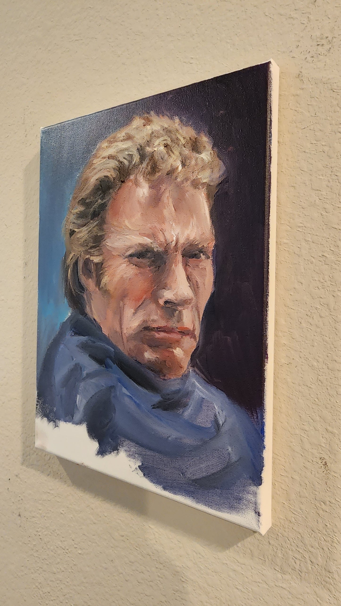 Clint Eastwood Oil Portrait