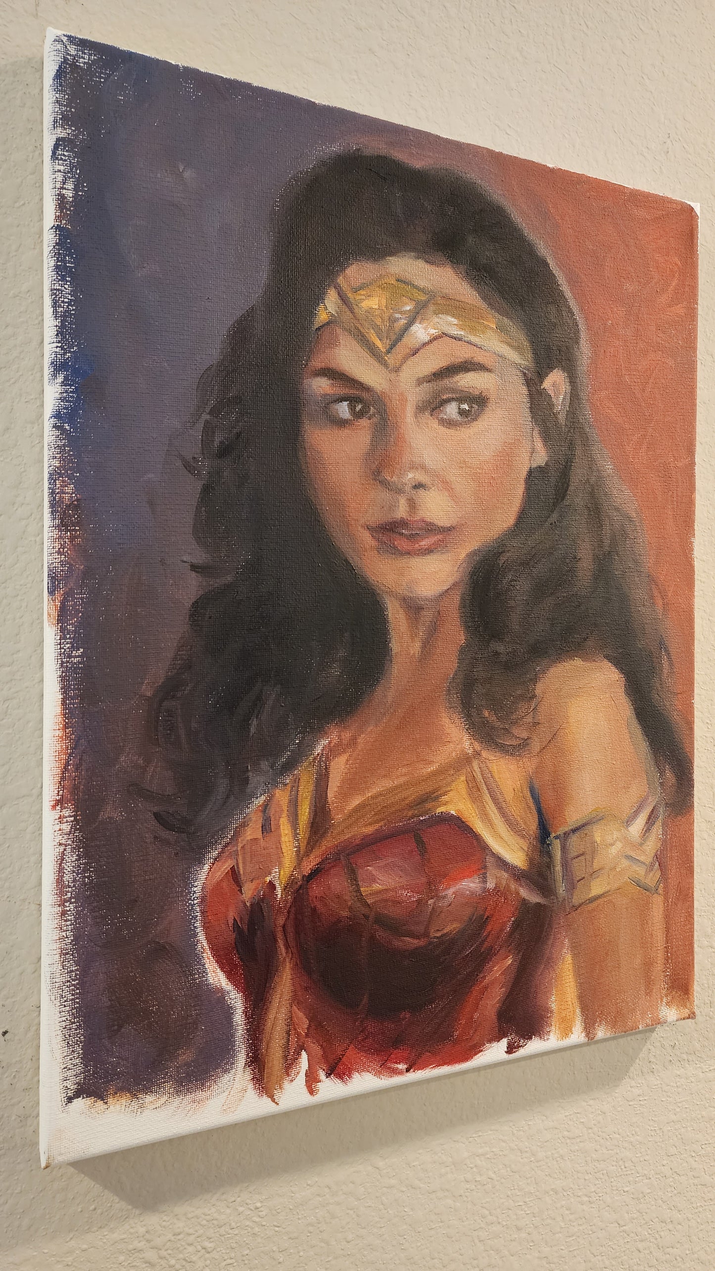 Gal Gadot "wonderwoman" Oil Portrait