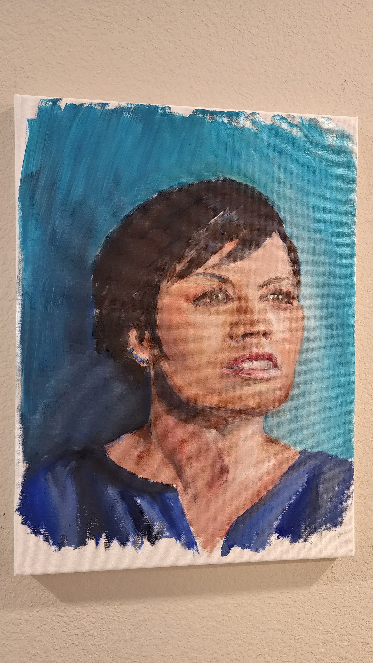 Dolores O'Riordan "Cranberries" oil portrait