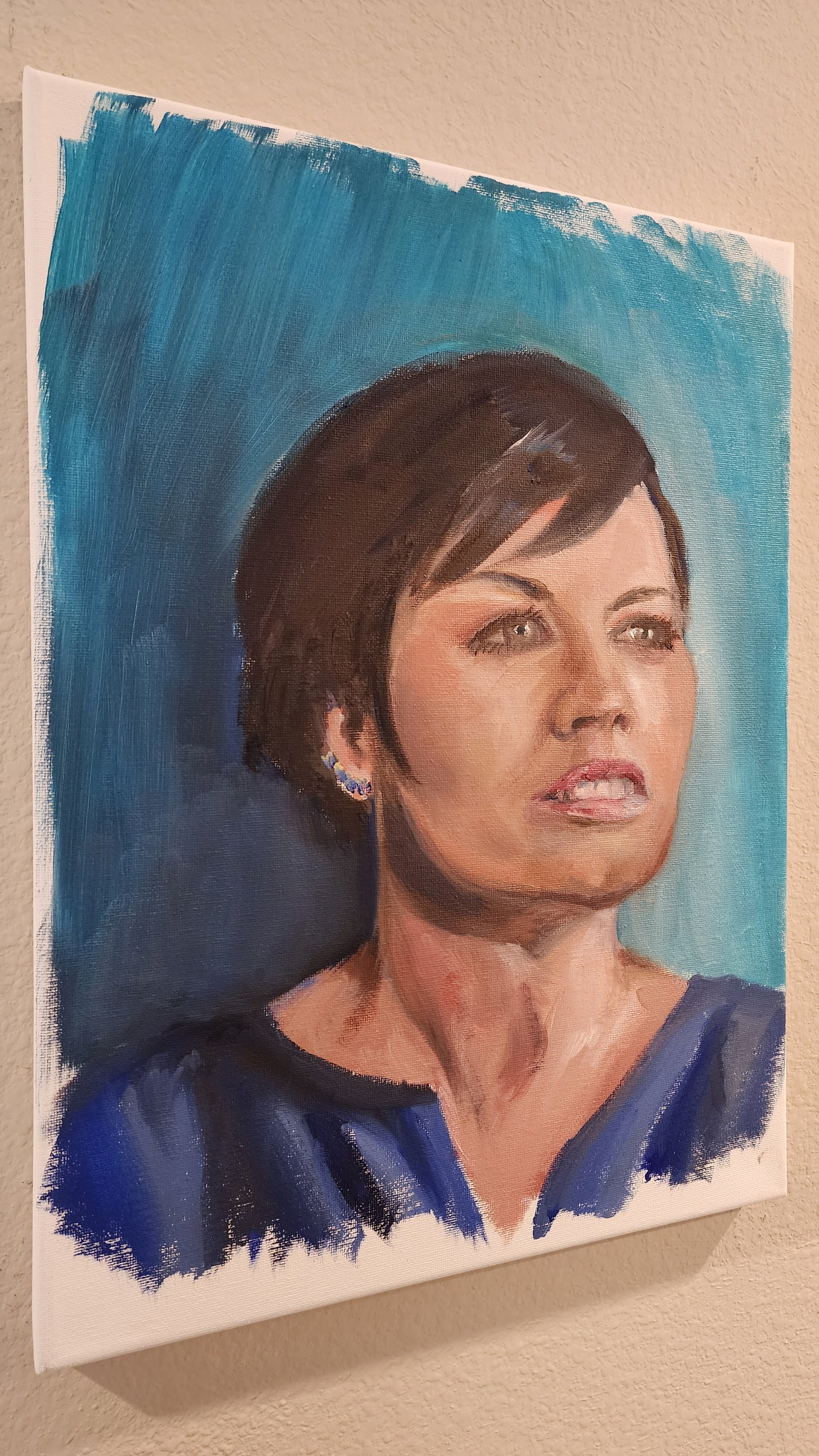 Dolores O'Riordan "Cranberries" oil portrait