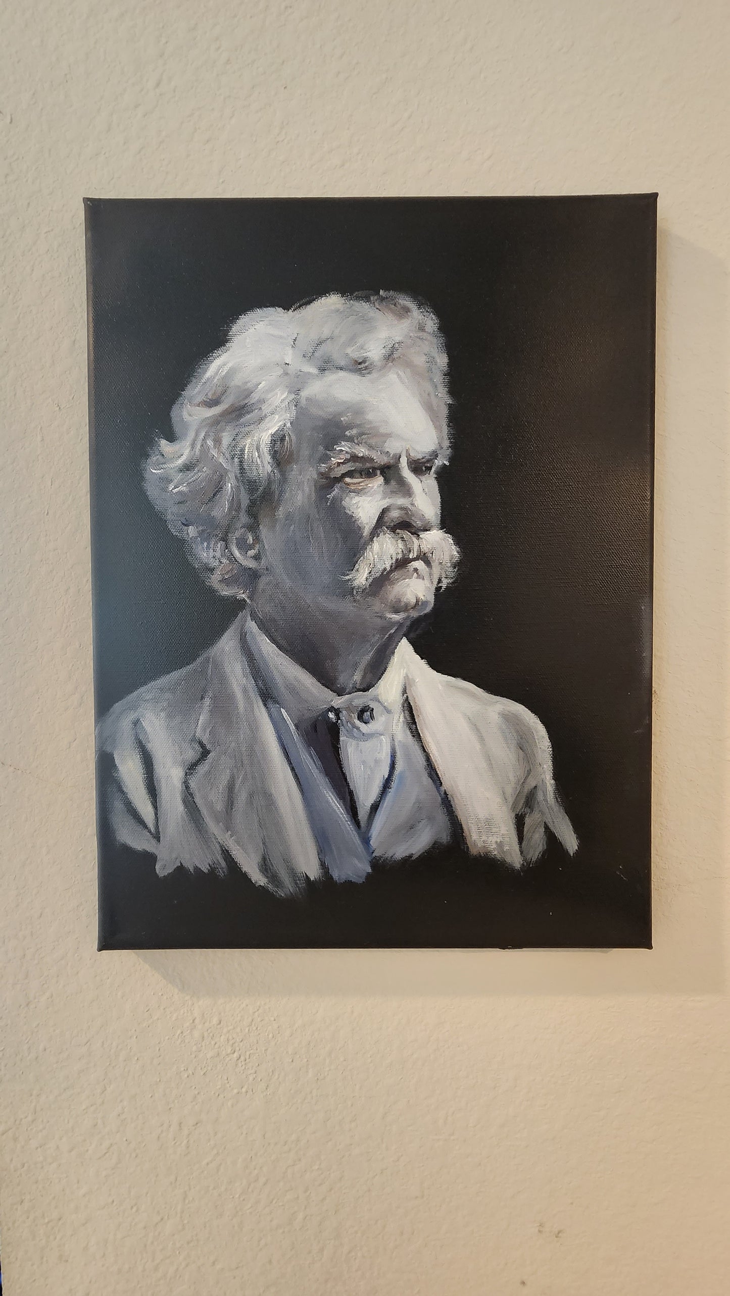 Mark Twain Oil Painting