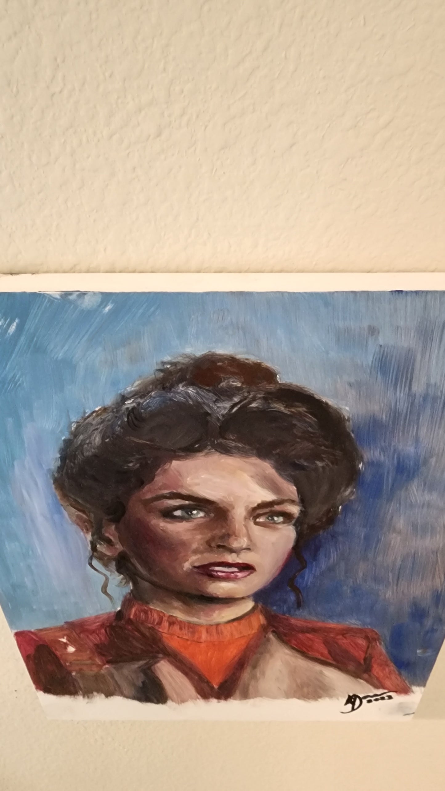 Kirstie Alley "ST2" Painting