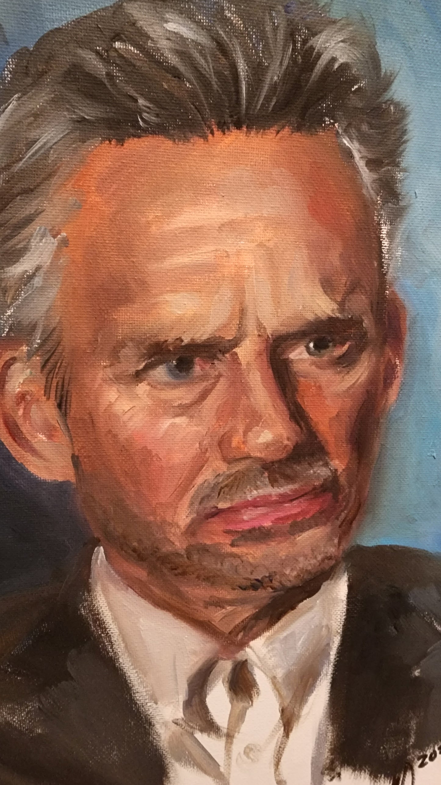 Jordan Peterson Oil Portrait
