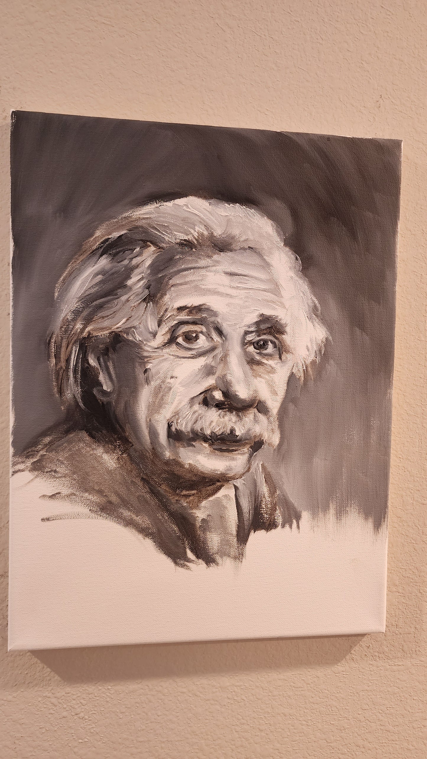 Einstein Oil Portrait.