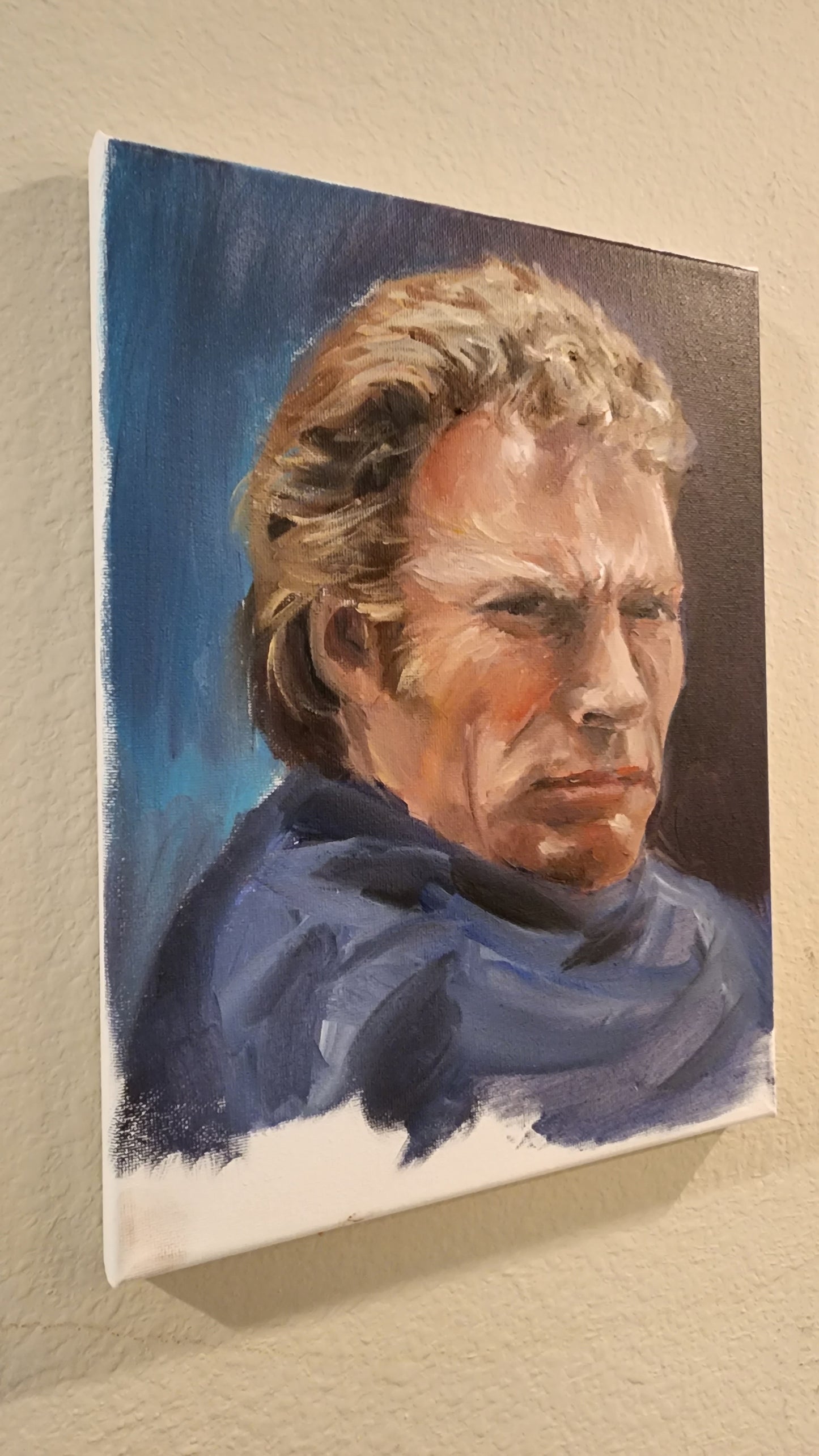 Clint Eastwood Oil Portrait